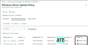Driver update via Intune