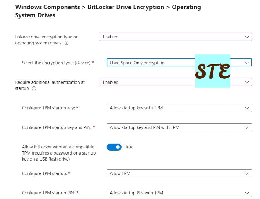 Windows BitLocker configuration using Intune SunilTechExplorer